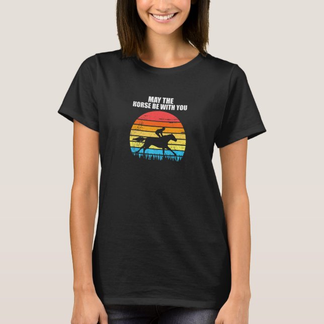 Hästsportkläder T Shirt (Framsida)