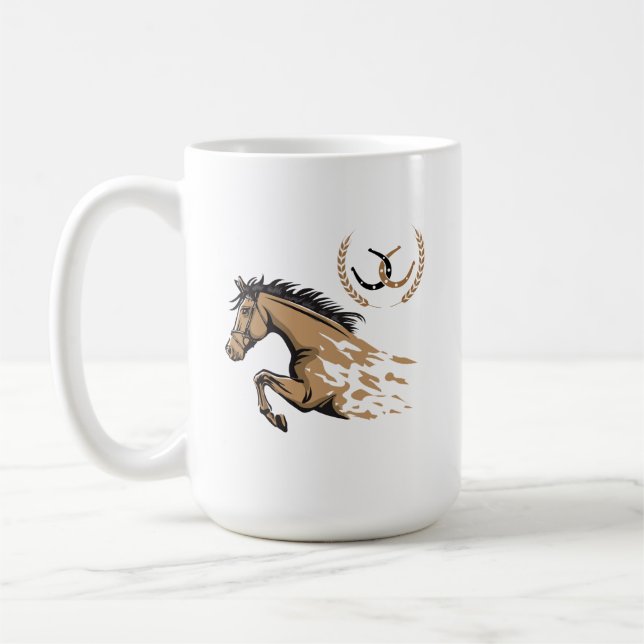Hästsportskrus Kaffemugg (Vänster)