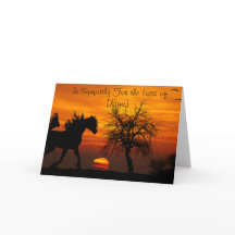 Hästspring frigör på solnedgången