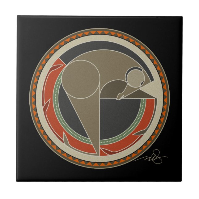 Hästsprit Kakelplatta (Framsidan)