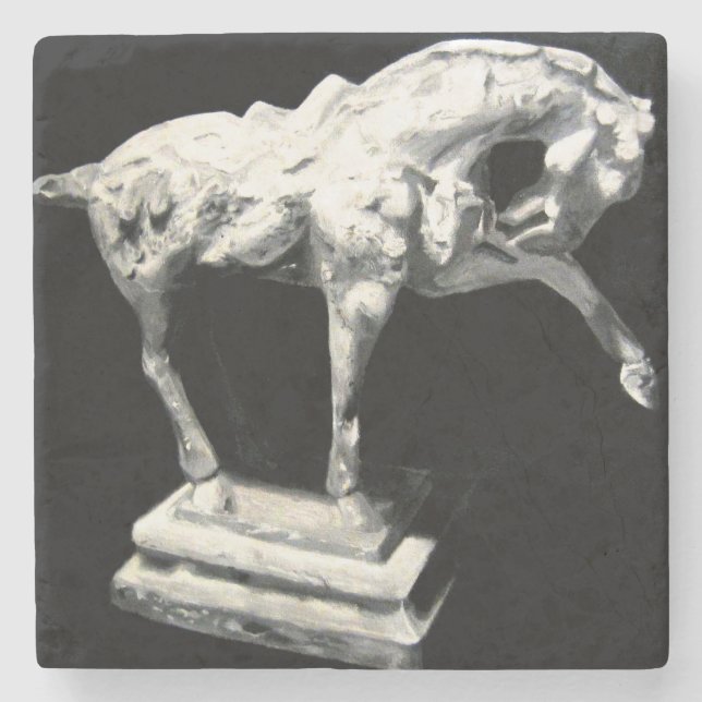 HästStatuette Stenunderlägg (Framsidan)