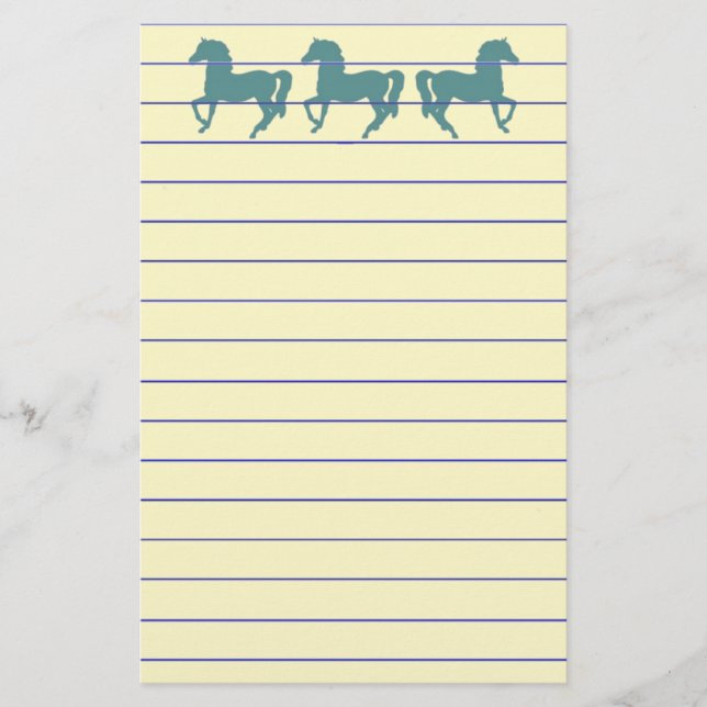 Häststgång Brevpapper (Framsida)