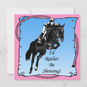 Häststötar jag hellre skulle visa. Equestrien Inbjudningar