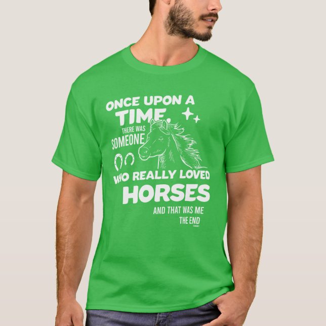 Hästststel rider klubb och säger vän t shirt (Framsida)