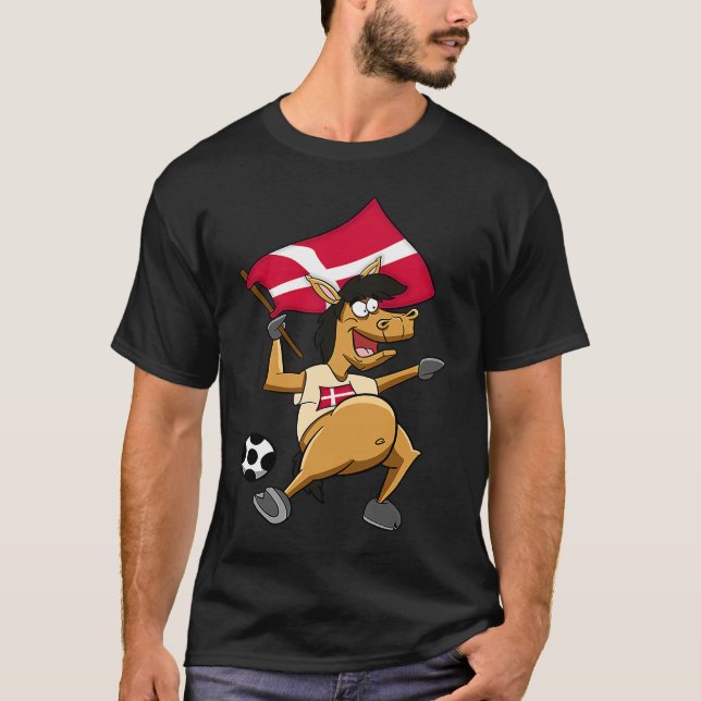 Hästsupport Danmark T Shirt (Framsida)