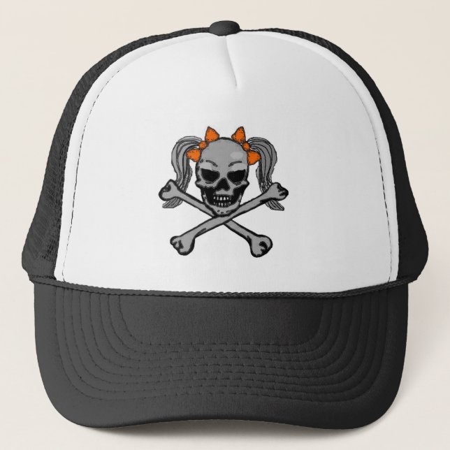 Hästsvansskalleorange Keps (Framsida)