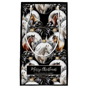 Hästsvarta och julcitat från guld