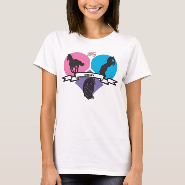 Hästsymbol T-shirt (Framsida)