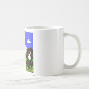 hästtecknadmugg kaffemugg