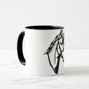 Hästteckningmugg Mugg