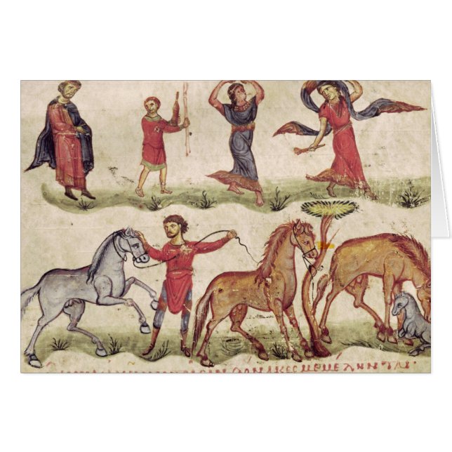 Hästtränare Hälsningskort (Framsidan Horizontal)