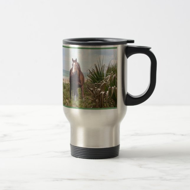 Hästtravel mugstrand resemugg (Höger)