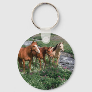 HästTrio Keychain Nyckelring