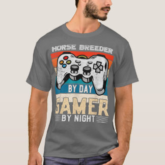 Hästuppfödare per dag-spelare genom nattspel t shirt