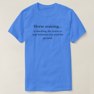 Hästutbildning vs horsemanship tee shirt