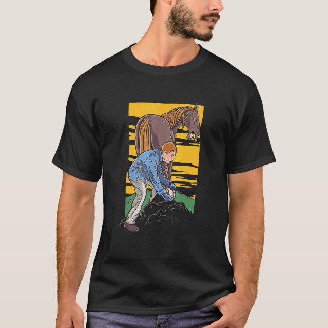 Hästvårdare T Shirt (Framsida)