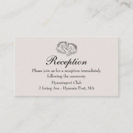 Hästvästlig rustik lantlig bröllopsmottagning tilläggskort