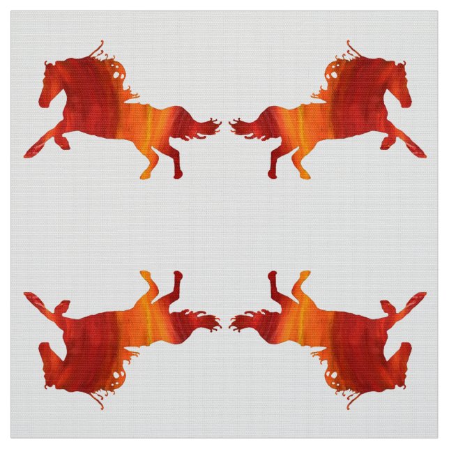 Hästvävning (58 tum bred) tyg (Provkarta)