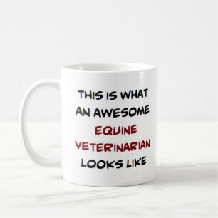Hästveterinär i fantastisk kaffemugg