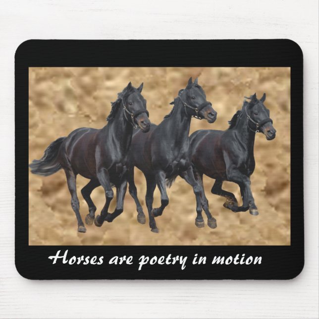 Hästvild Mousepad Musmatta (Framsidan)