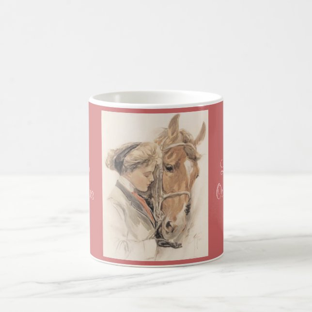 Hästvintagemugg Kaffemugg (Center)