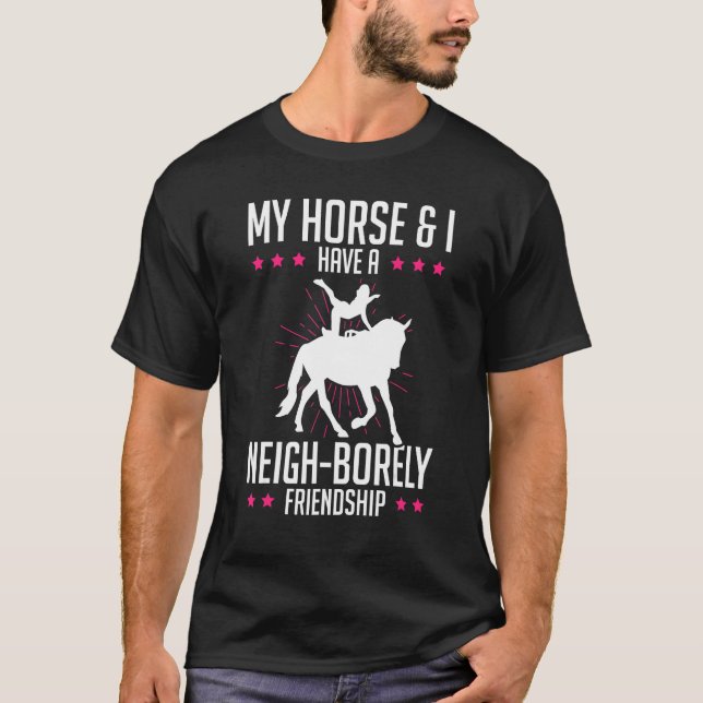 Hästvoltig för hästvoltigör Voltigför Flickor An T Shirt (Framsida)
