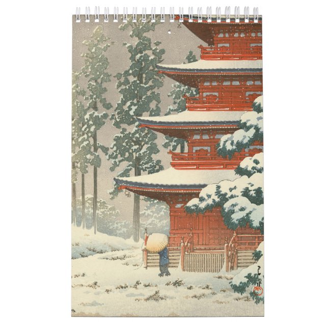 Hasui Kawase - Vintermagi Kalender (Omslag)