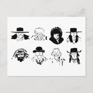 "Hat 8" Vykort
