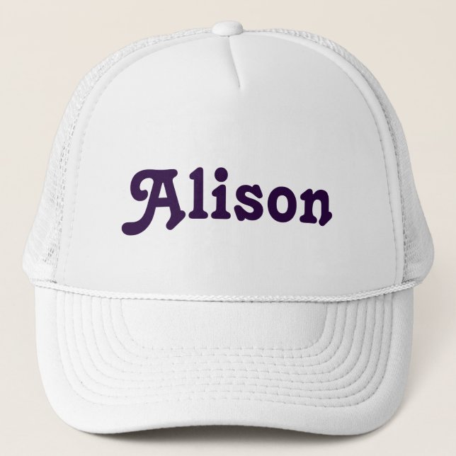 Hat Alison Truckerkeps (Framsida)