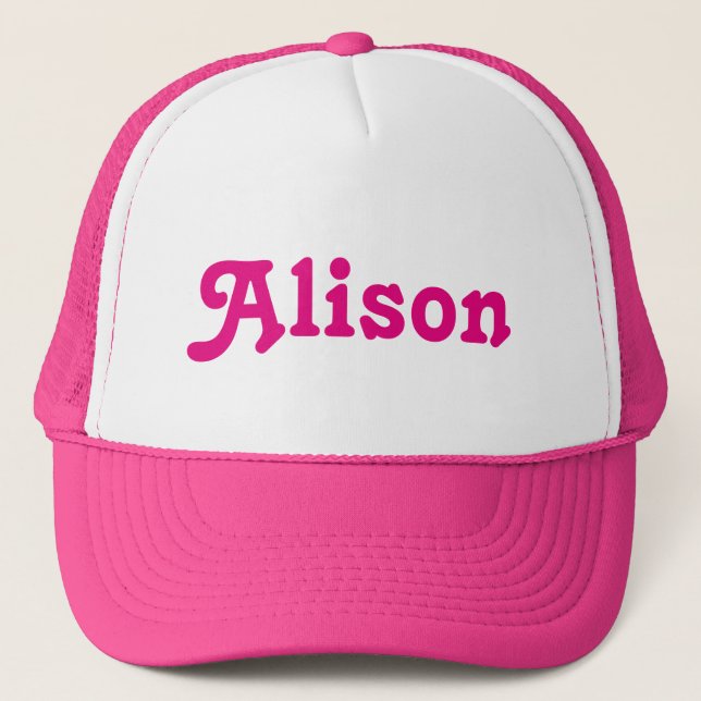 Hat Alison Truckerkeps (Framsida)