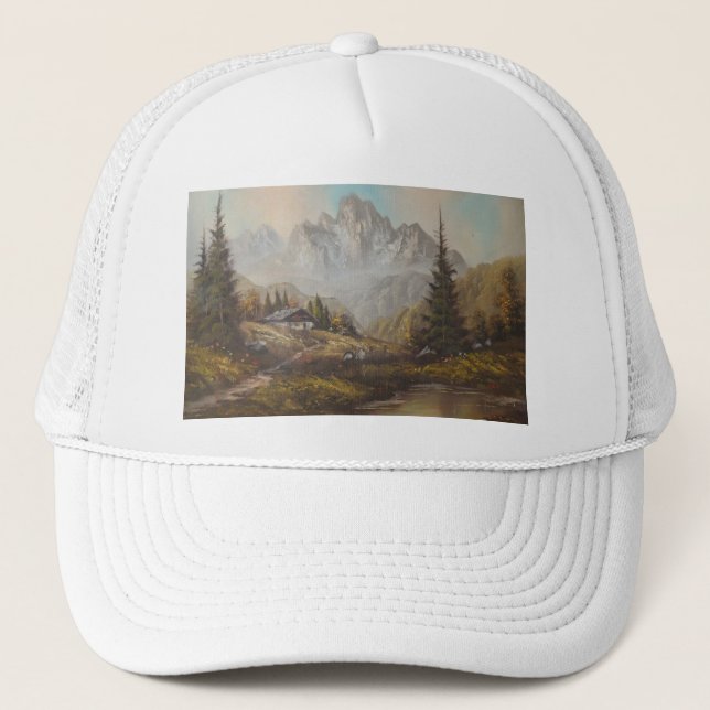 Hat Ann Hayes Painting Bavarian Dream Truckerkeps (Framsida)