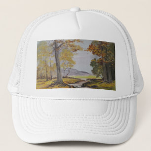 Hat Ann Hayes Painting Forest Stream Keps