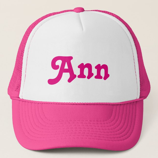 Hat Ann Truckerkeps (Framsida)