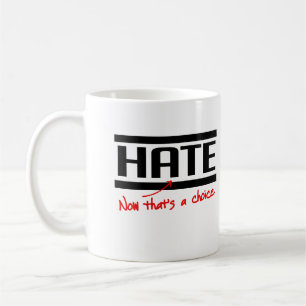 Hat är ett val kaffemugg