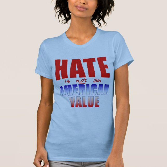 HAT är INTE en AMERIKAN VÄRDERAR T-tröja Tee Shirt (Framsida)
