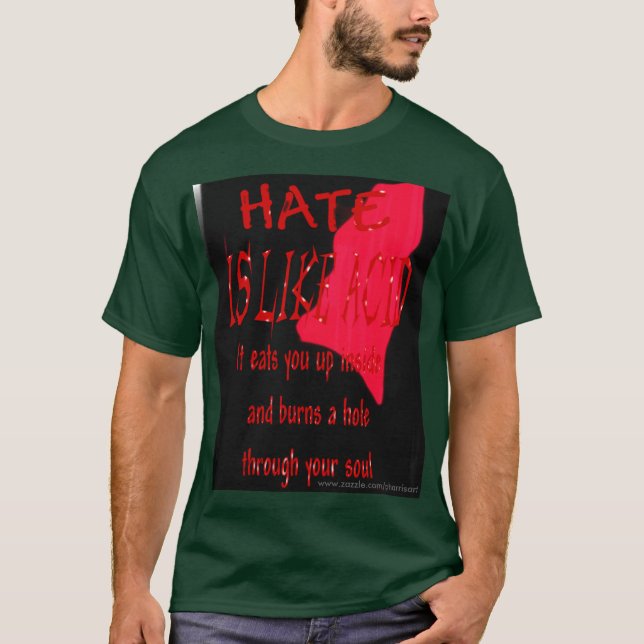 Hat är som surt blod T- Shirt Tee (Framsida)