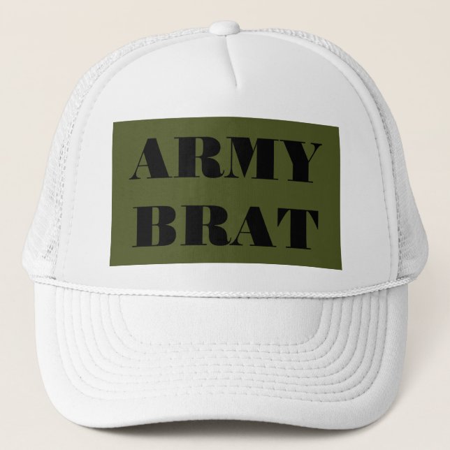 Hat Army Brat Truckerkeps (Framsida)