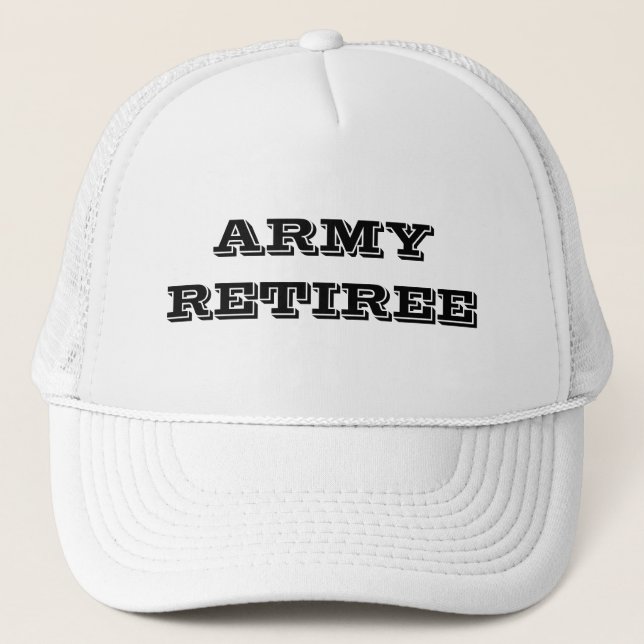 Hat Army Retiree Truckerkeps (Framsida)