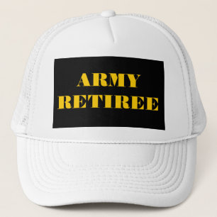 Hat Army Retiree Truckerkeps