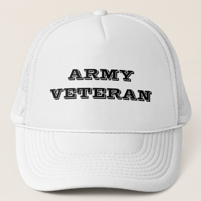 Hat Army Veteran Truckerkeps (Framsida)