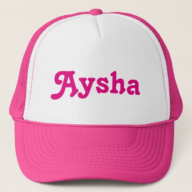 Hat Aysha Keps (Framsida)