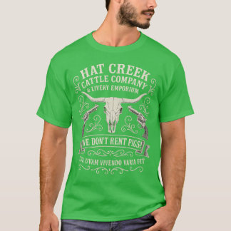 HAT BÄCK CATTLE COMPANY & LIVERY EMPORIUM T SHIRT