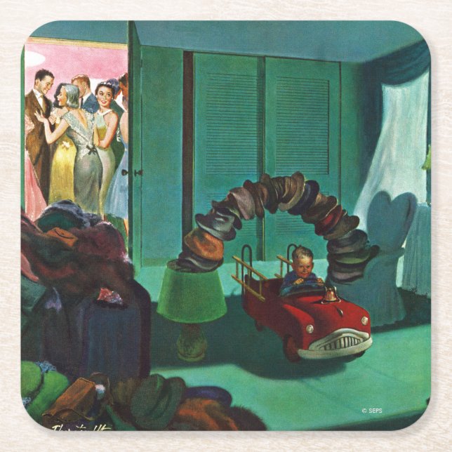 Hat Bridge Underlägg Papper Kvadrat (Framsidan)