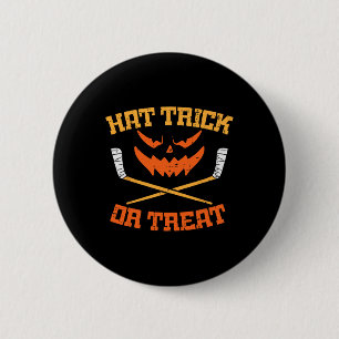 Hat Bus eller godis Ice Hockey Halloween Boy Manar Knapp
