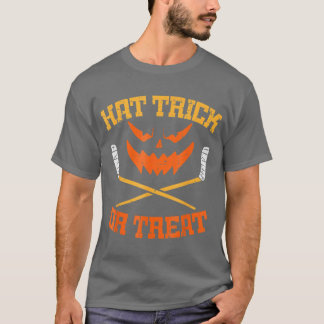 Hat Bus eller godis Ice Hockey Halloween Boy Manar T Shirt