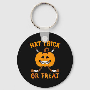 Hat Bus eller godis Roligt Ice Hockey Halloween Co Nyckelring
