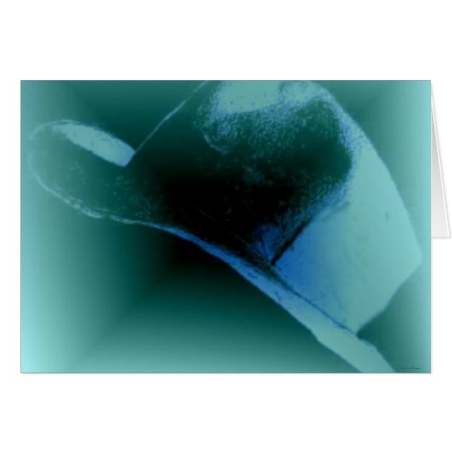 Hat Card Hälsningskort (Framsidan Horizontal)