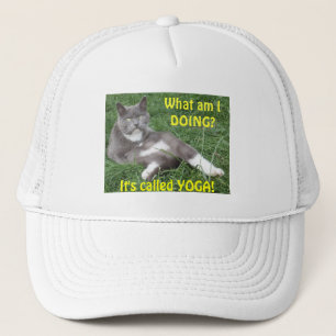 Hat Cat Yoga Truckerkeps