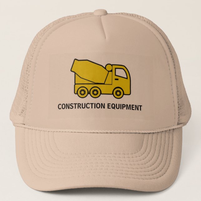 HAT CONSTRUUCTION HAT BEIGE CUSTOMIZE KEPS (Framsida)