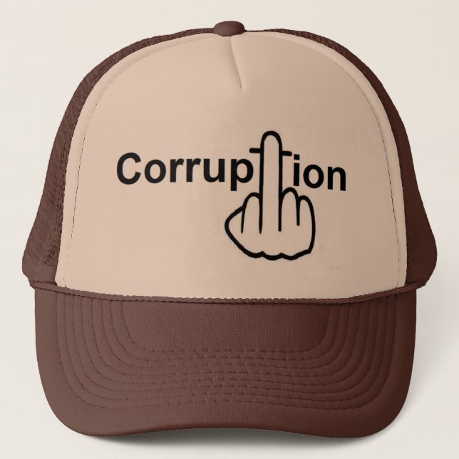 Hat Corruption Sucks Keps (Framsida)